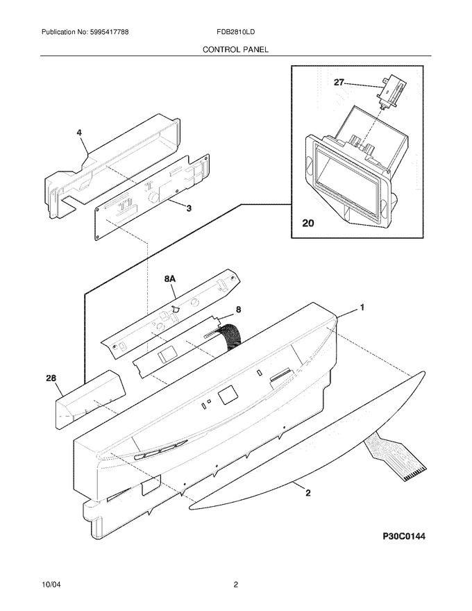 Diagram for FDB2810LDQ0