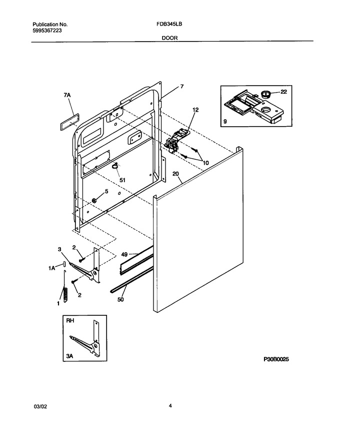 Diagram for FDB345LBS0