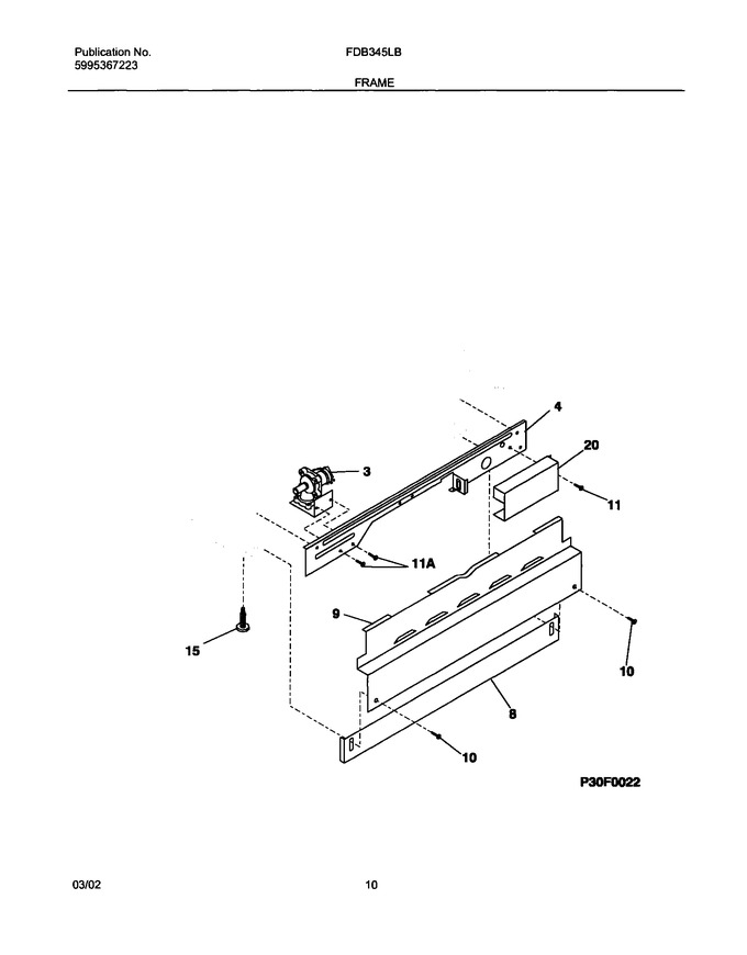 Diagram for FDB345LBS0