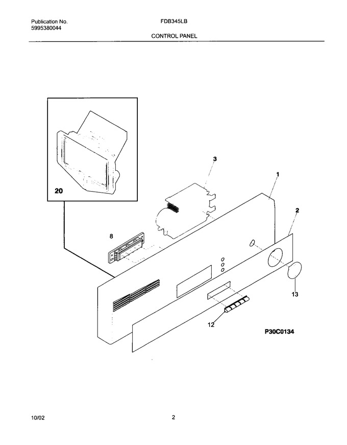 Diagram for FDB345LBS1