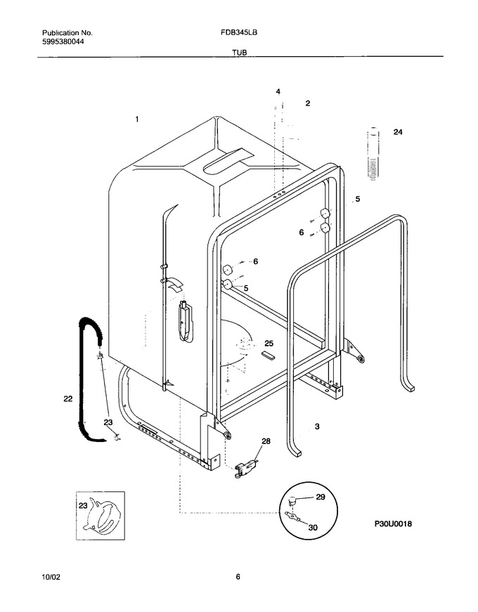 Diagram for FDB345LBS1