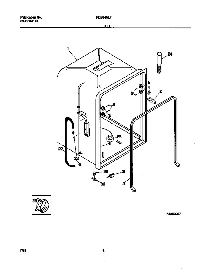 Diagram for FDB345LFS0