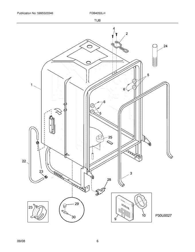 Diagram for FDB4050LHS0