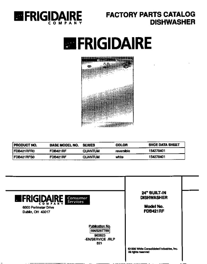 Diagram for FDB421RFS0