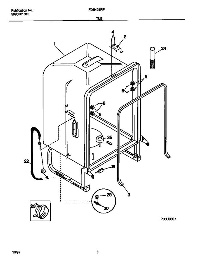 Diagram for FDB421RFR3