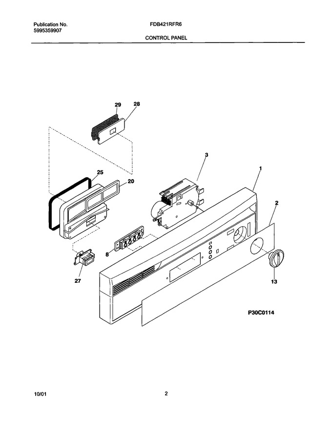 Diagram for FDB421RFR6