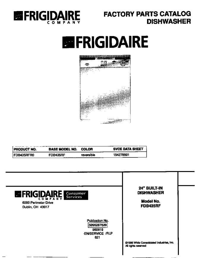 Diagram for FDB435RFR0