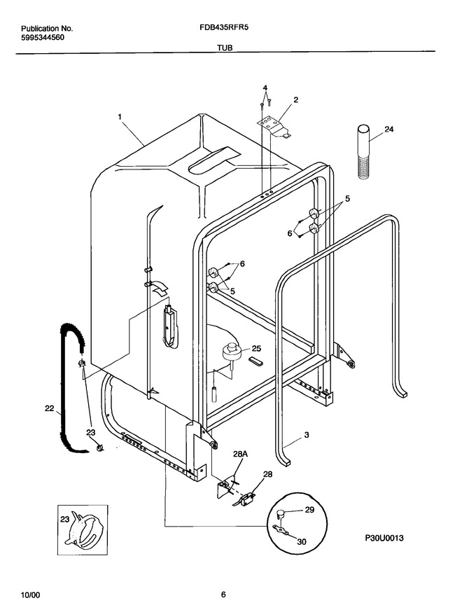 Diagram for FDB435RFR5