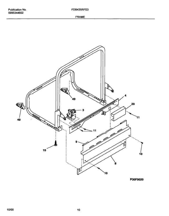 Diagram for FDB435RFS3