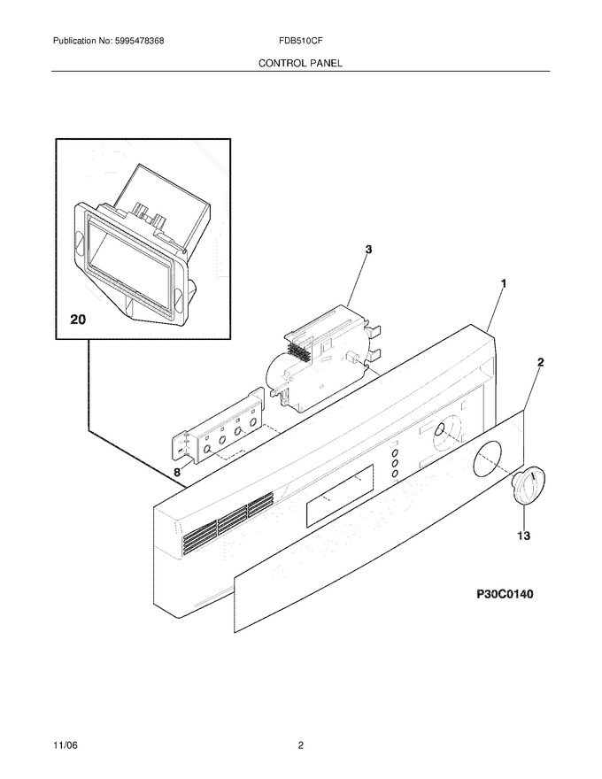 Diagram for FDB510CFS2