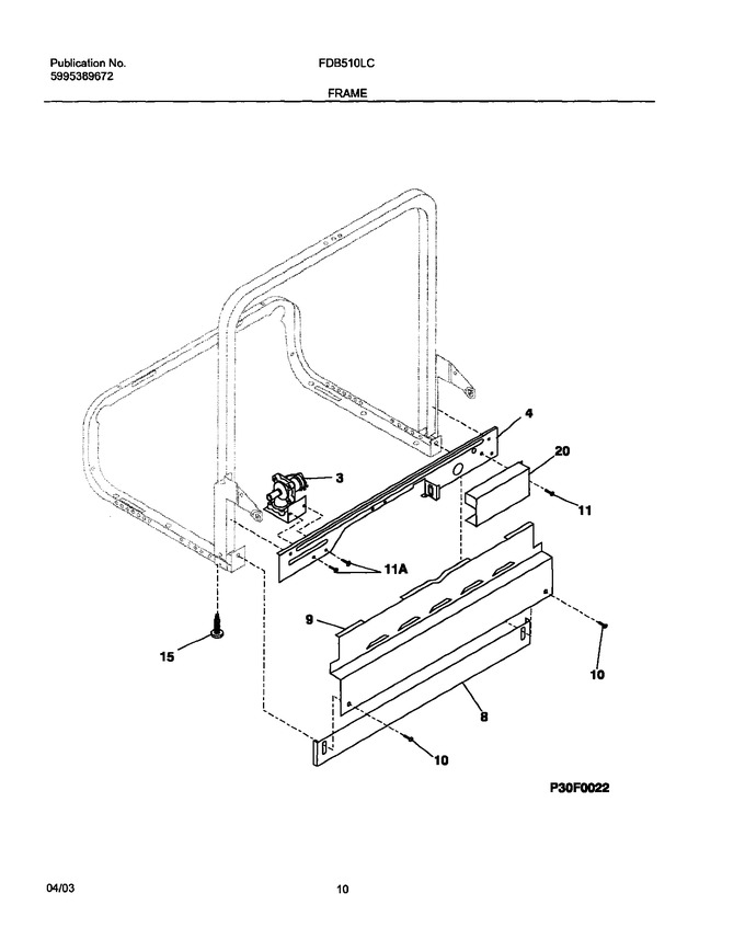 Diagram for FDB510LCB0