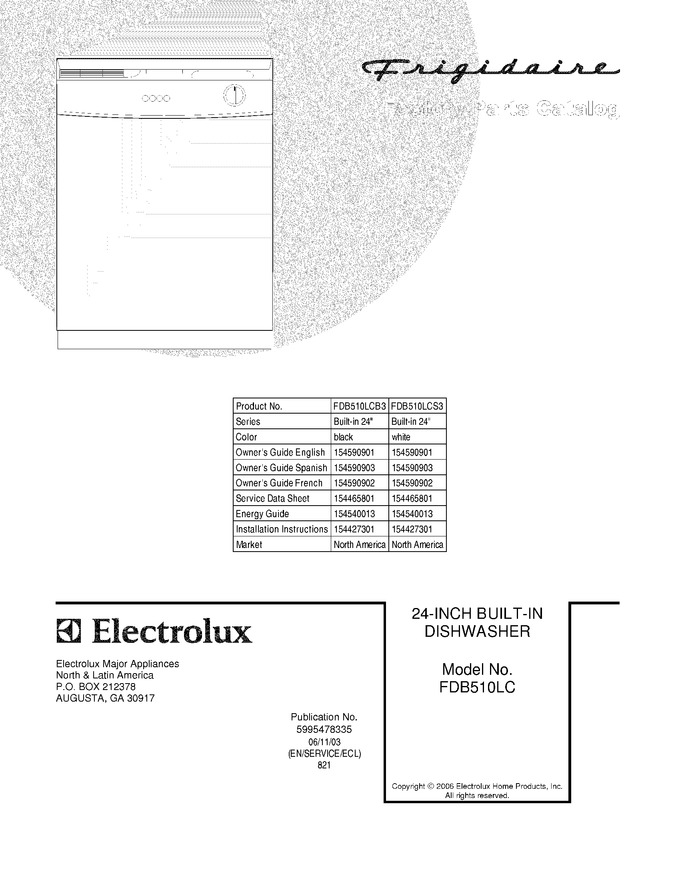 Diagram for FDB510LCB3