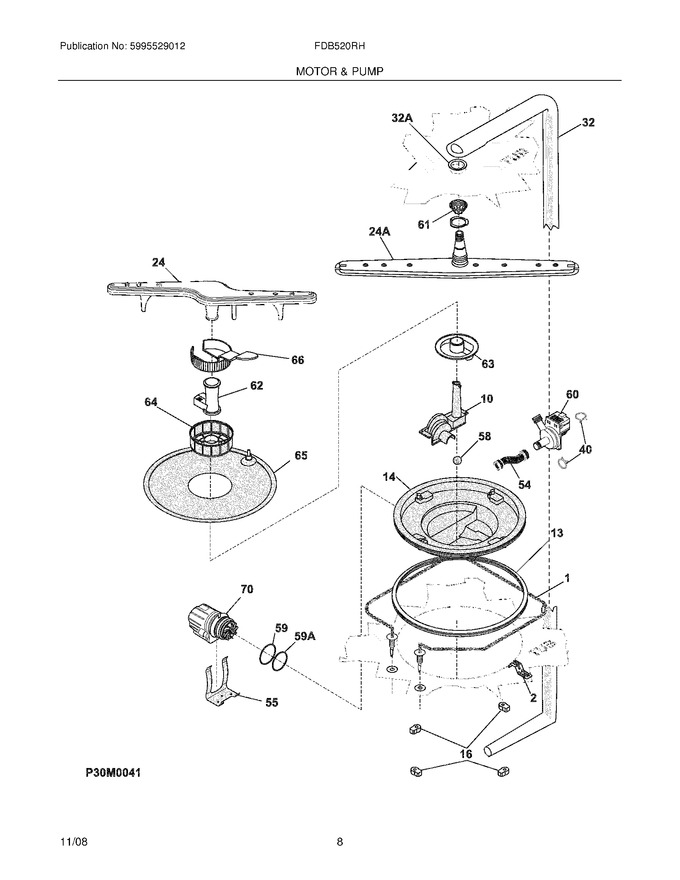 Diagram for FDB520RHB0