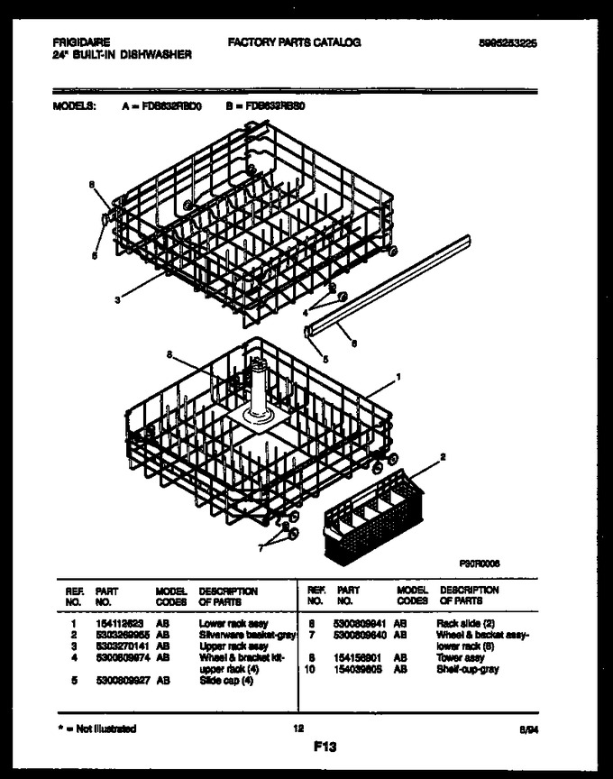 Diagram for FDB632RBS0