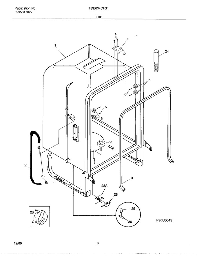 Diagram for FDB634CFS1