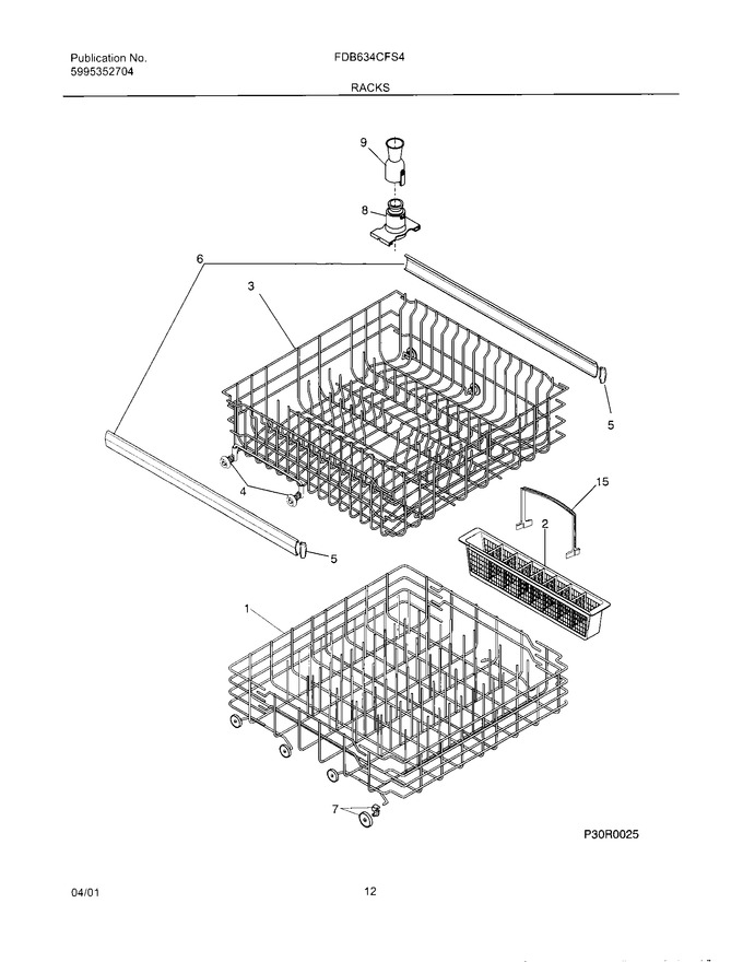 Diagram for FDB634CFS4