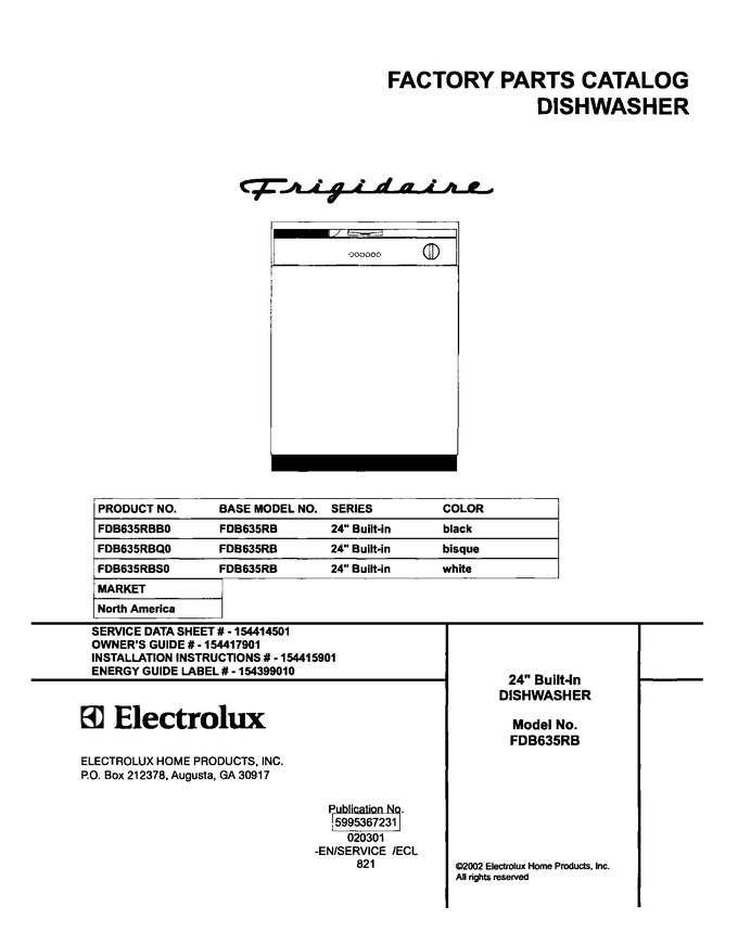 Diagram for FDB635RBB0