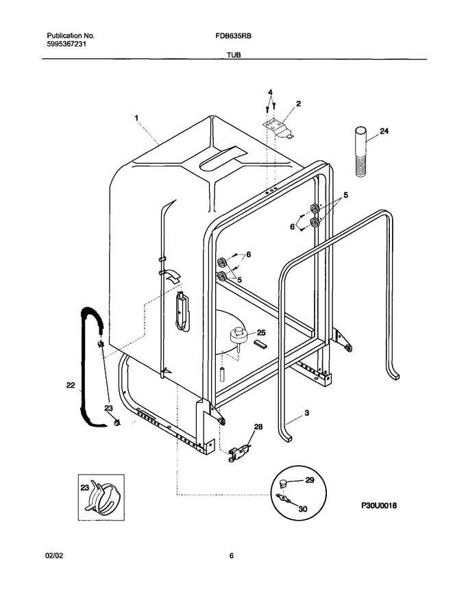 Diagram for FDB635RBQ0