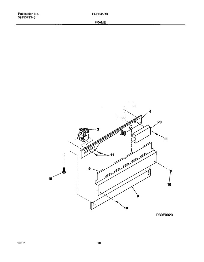 Diagram for FDB635RBB1