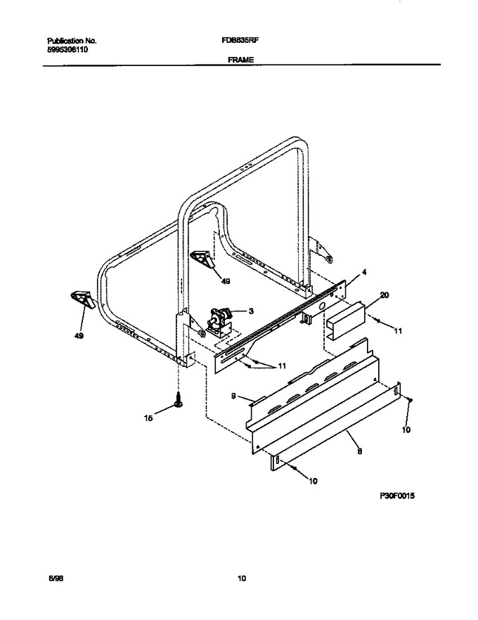 Diagram for FDB635RFR4