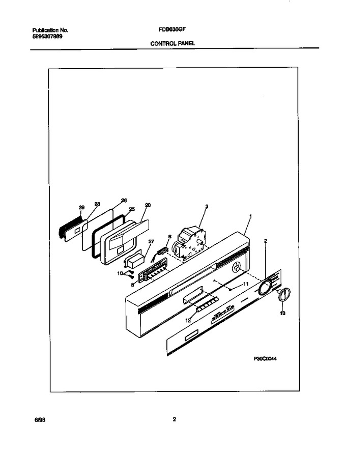 Diagram for FDB636GFT0