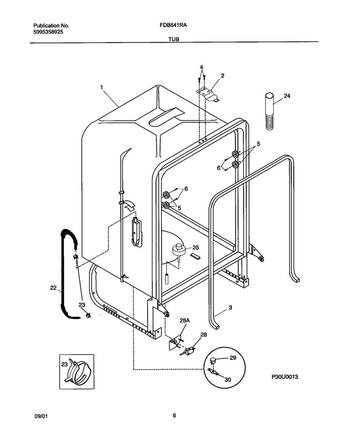 Diagram for FDB641RAS0