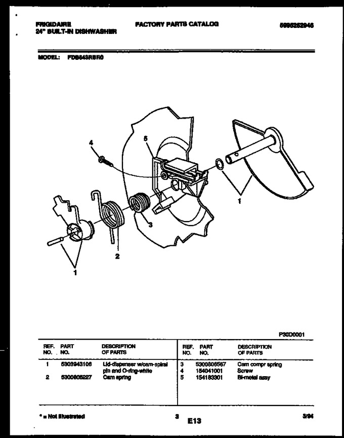 Diagram for FDB643RBR0