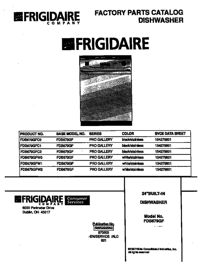 Diagram for FDB679GFW2