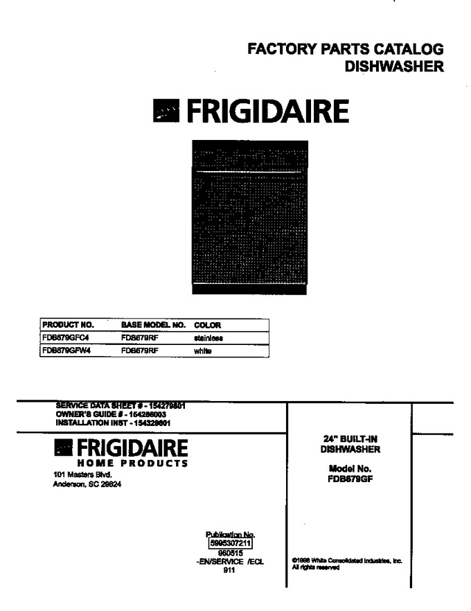 Diagram for FDB679GFW4