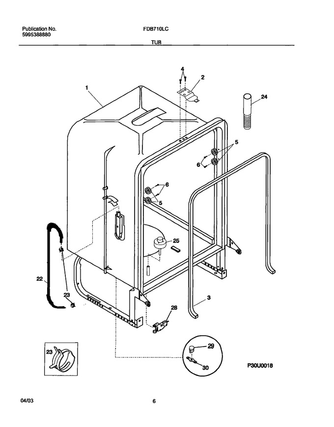 Diagram for FDB710LCB0