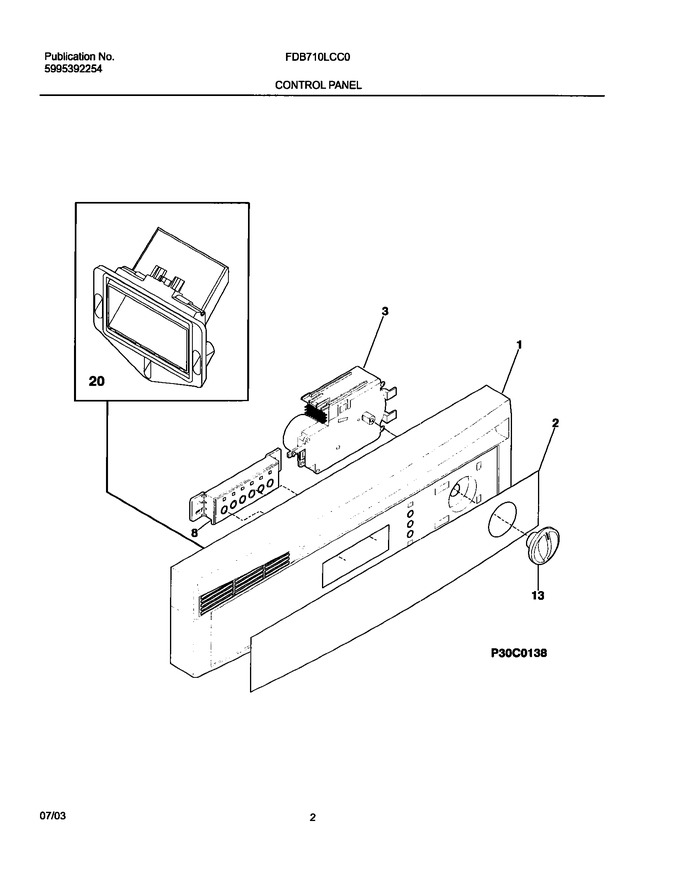 Diagram for FDB710LCC0