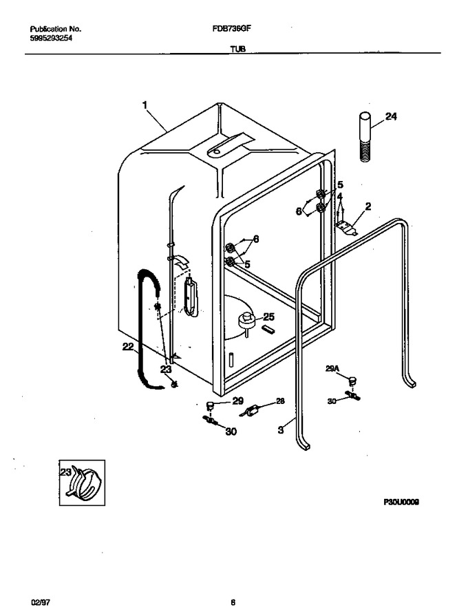 Diagram for FDB736GFS0