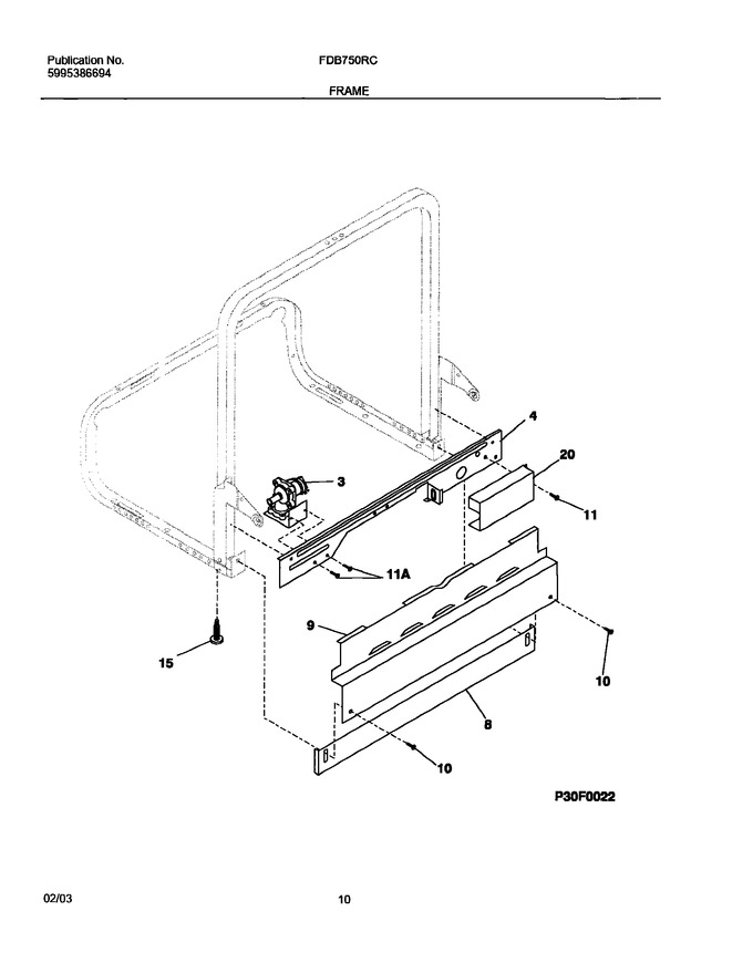 Diagram for FDB750RCQ0