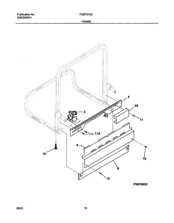 Diagram for FDB751SCS0