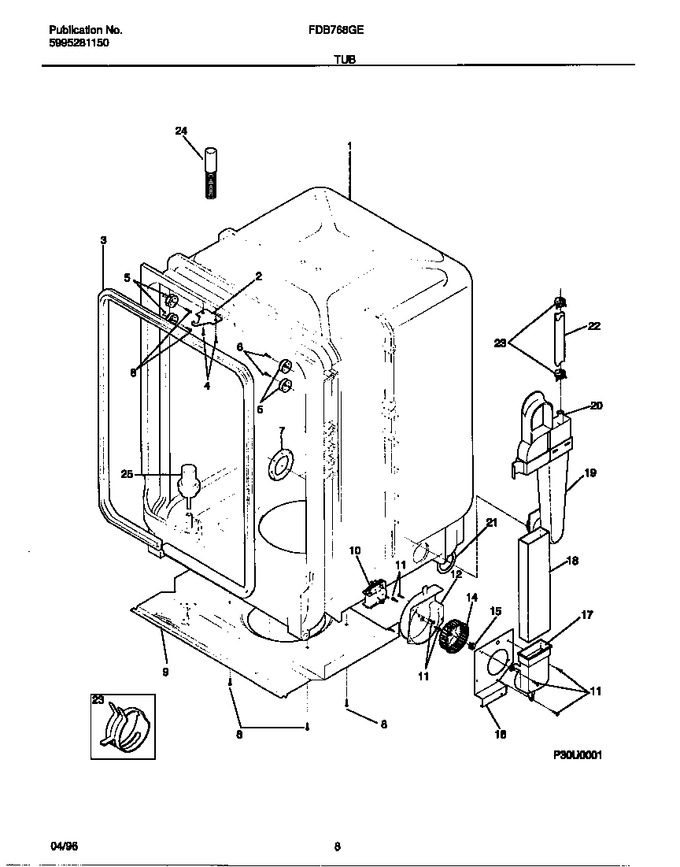 Diagram for FDB768GEW0