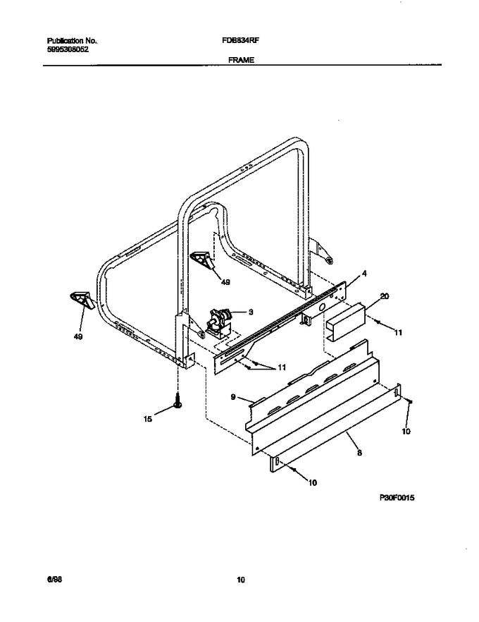 Diagram for FDB834RFT0