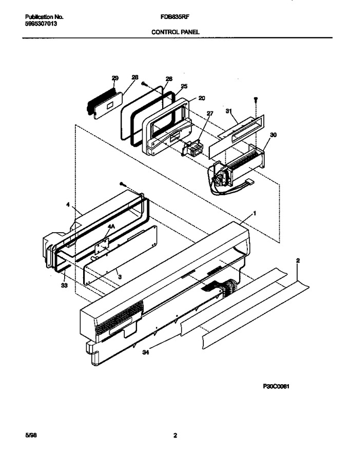 Diagram for FDB835RFS0