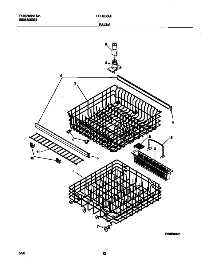 Diagram for FDB836GFS4