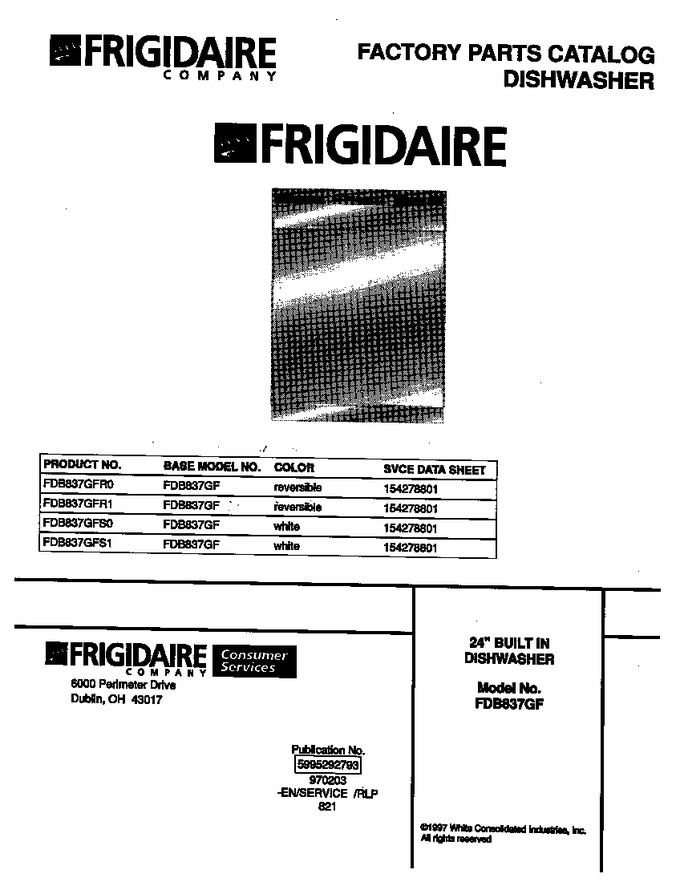 Diagram for FDB837GFR0