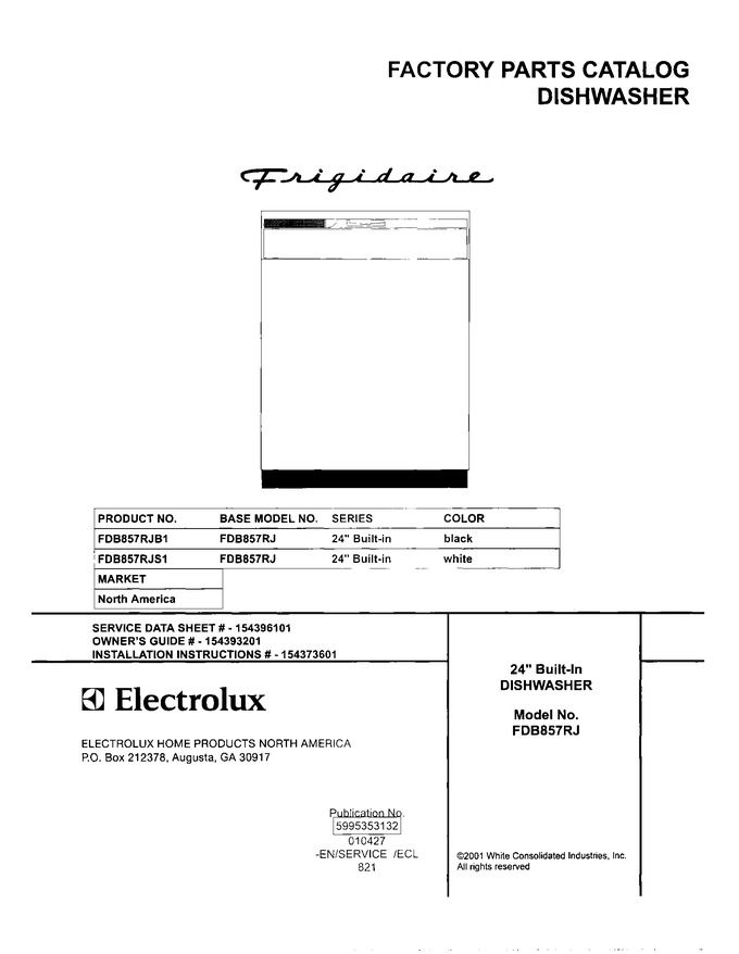 Diagram for FDB857RJB1