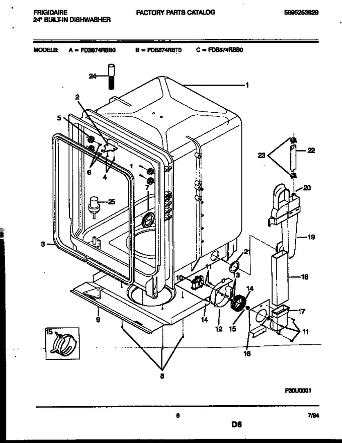 Diagram for FDB874RBB0