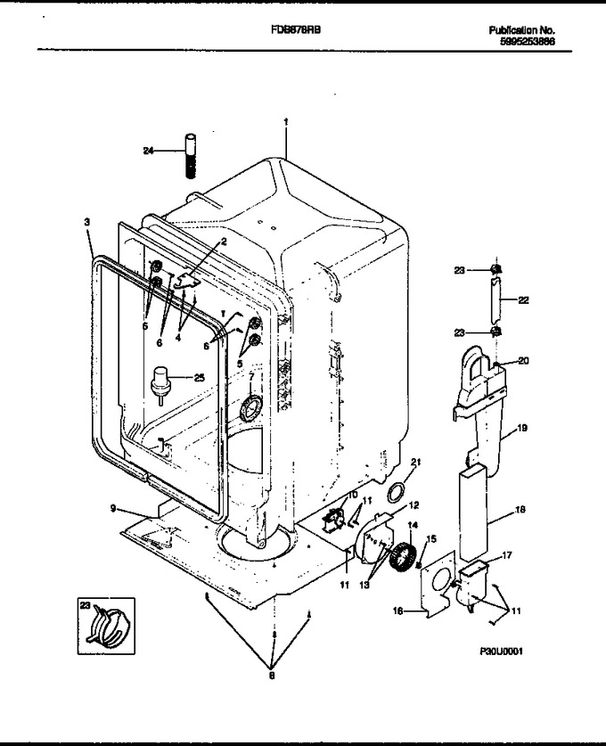 Diagram for FDB878RBS0