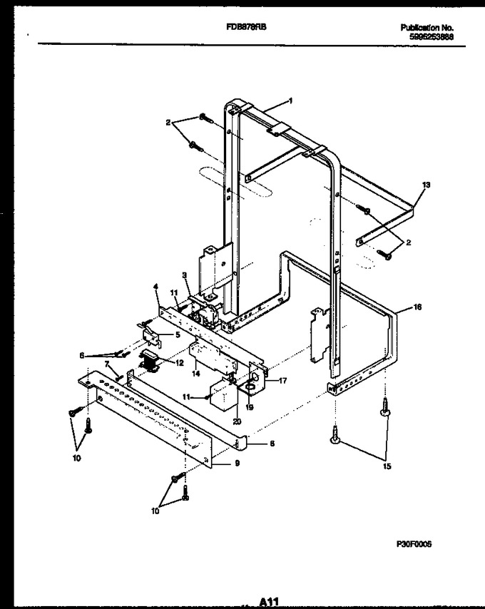 Diagram for FDB878RBS0