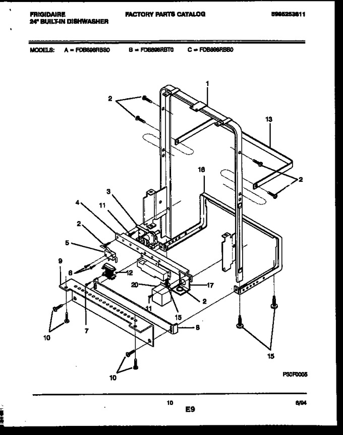 Diagram for FDB898RBS0