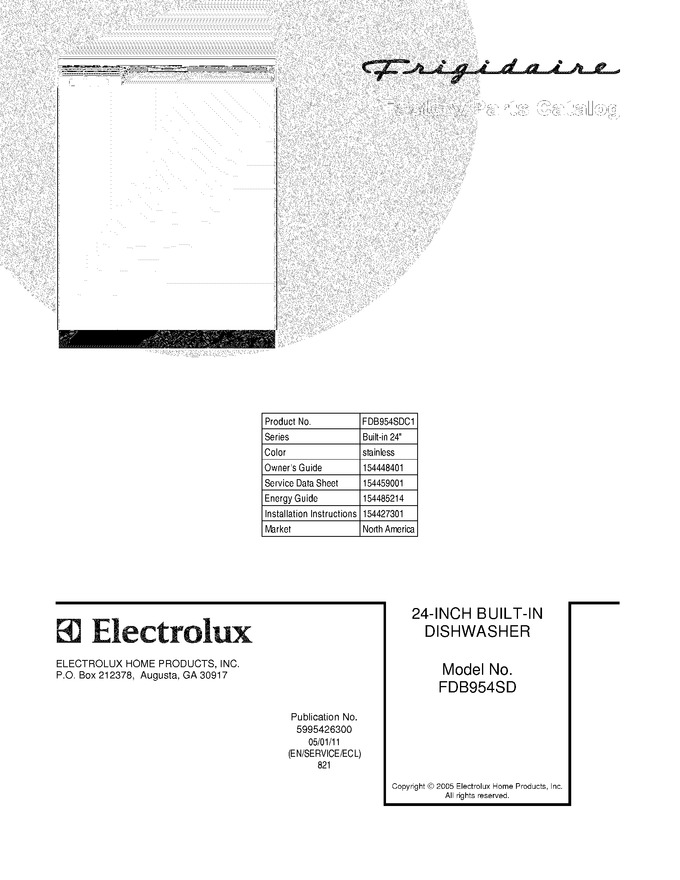 Diagram for FDB954SDC1