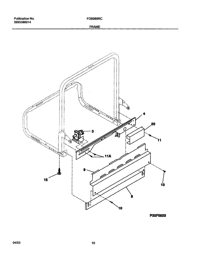 Diagram for FDB989RCB0