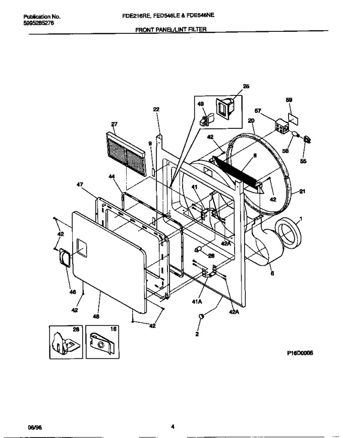 Diagram for FDE546LES0