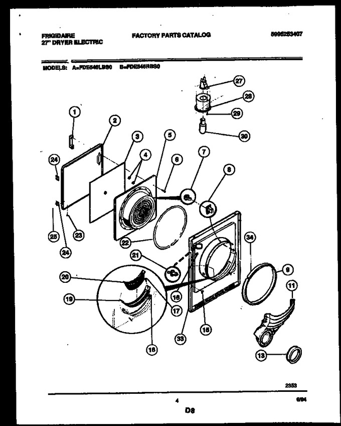 Diagram for FDE546LBS0