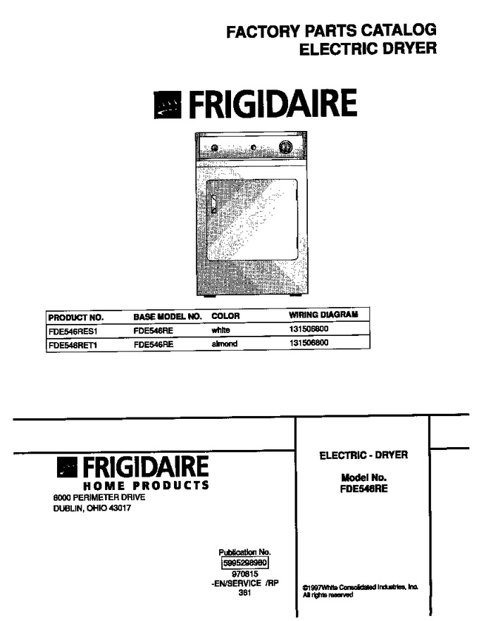 Diagram for FDE546RES1