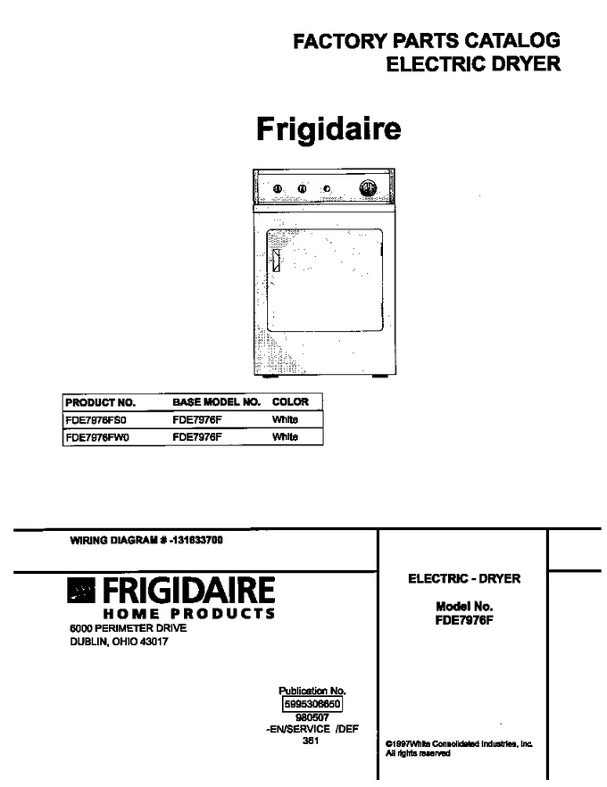 Diagram for FDE7976FS0